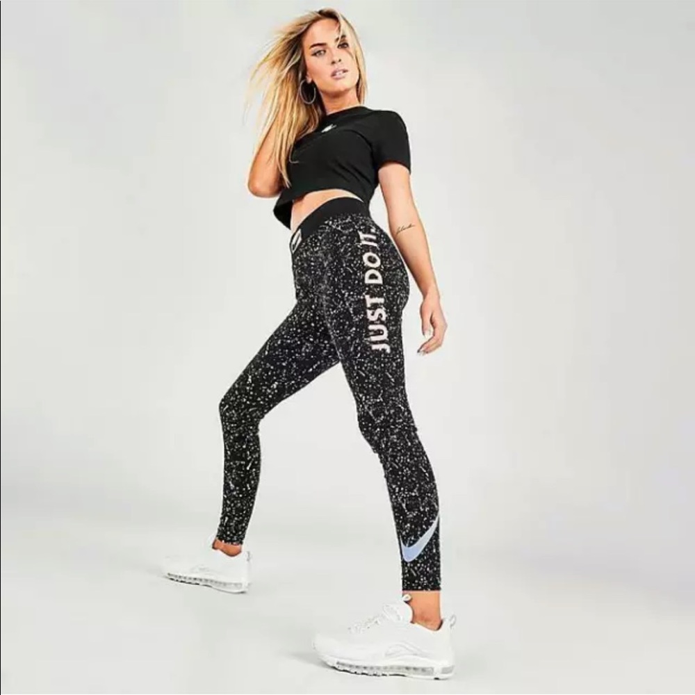 Nike Women's $60 Leg-A-See JDI High Waist Leggings High Rise DD9064 NEW BLACK XS
